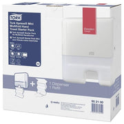 Tork 952100 Tork Xpress H2 Distributore di asciugamani di carta in fogli erogazione singola tecnologia QuickDry colore Bianco