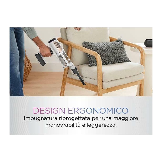 Shark IW1611EU Detect Pro Aspirapolvere senza filo Ciclonico 0,42 L 75 W autonomia 60 min colore Bianco