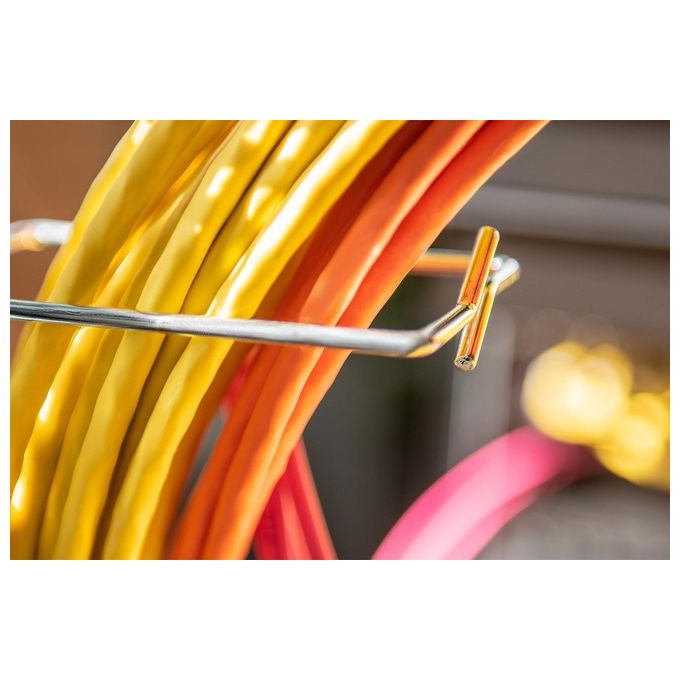 DIGITUS anello guidacavi zincato per rack 19 mm 80x80 entrata cavi anteriore attacco centrale