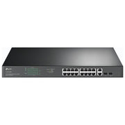 TP-Link TL-SG1218MP Switch Gigabit Non Gestito 16 Porte PoE+ 2 Porte Gigabit 2 Slot SFP PoE Budget 250 W Rack colore Nero