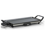 Tristar BP-2667 Slim M Piastra Grill Elettrica 46x26 cm 2000W Termostato Regolabile Maniglie Rimovibili colore Nero