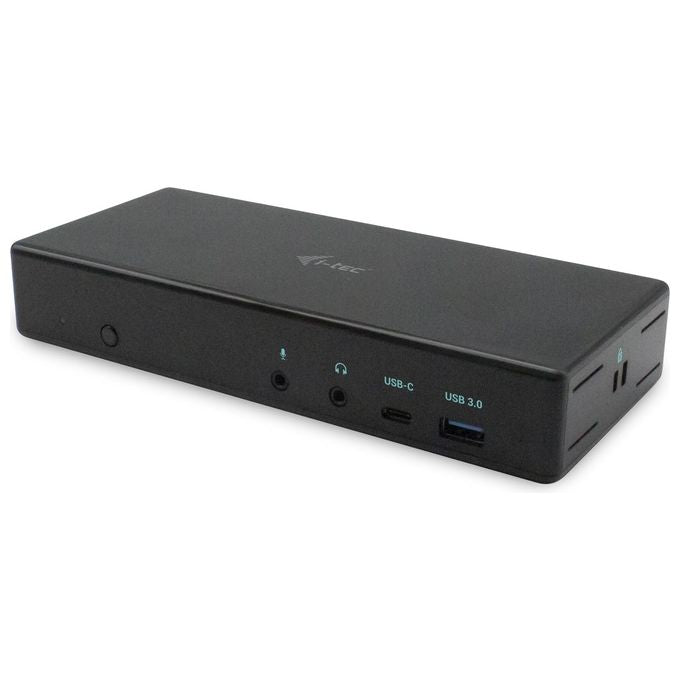 I-tec Docking Station USB-C 4 Monitor 2x HDMI 2x DisplayPort Power Delivery 85W Gigabit Ethernet 6x USB colore Nero