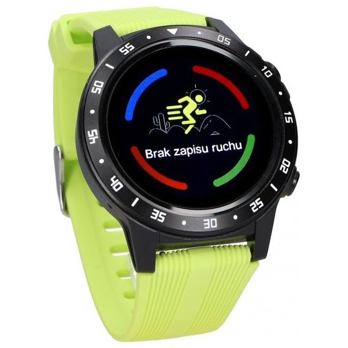 Maxcom FW37ARGON Argon Smartwatch 1.04'' IPS Touch Cardiofrequenzimetro Pedometro Notifiche IP68 colore Nero