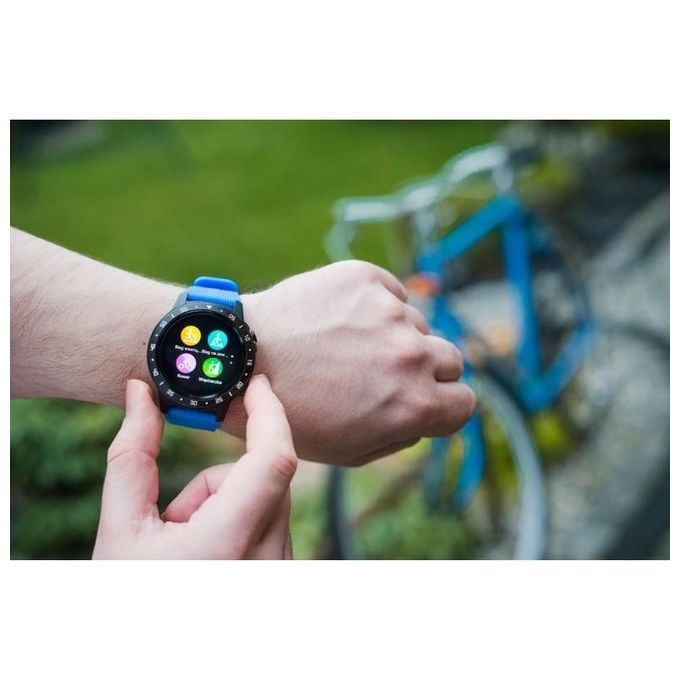 Maxcom FW37ARGON Argon Smartwatch 1.04'' IPS Touch Cardiofrequenzimetro Pedometro Notifiche IP68 colore Nero