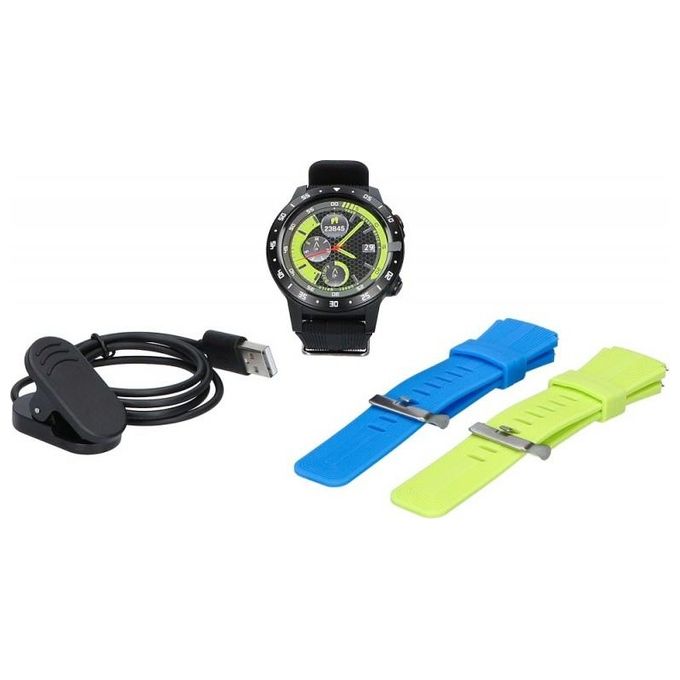 Maxcom FW37ARGON Argon Smartwatch 1.04'' IPS Touch Cardiofrequenzimetro Pedometro Notifiche IP68 colore Nero