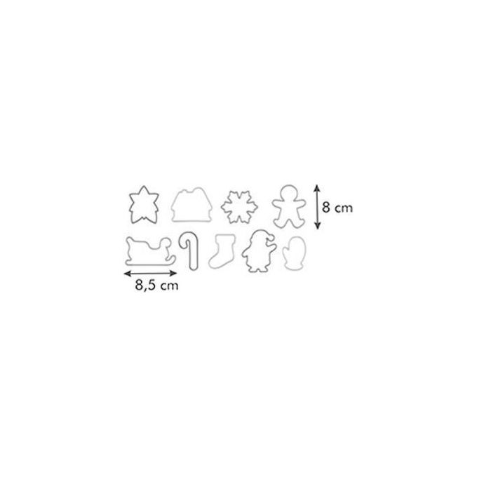 Tescoma Taglia Biscotti Natale set 9 Delicia