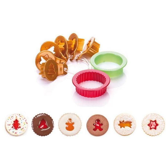 Tescoma 630912 Confezione 8 Tagliabiscotti Natale Delicia