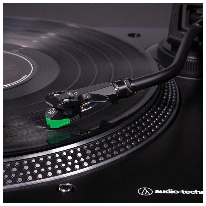Audio-Technica AT-LP120XBT-USB Giradischi a Trasmissione Diretta Bluetooth aptX USB 2.0 Preamplificatore Integrato 33 45 78 rpm colore Nero