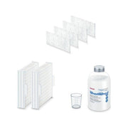 Beurer 68121 MK 500 Kombi Set OP Kit di Ricambio per Purificatore d'aria Maremed MK 500 con 4 Prefiltri 2 Blocchi di Evaporazione 1250 g di Sale Marino e Misurino colore Bianco