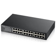 Zyxel GS1100-24E-EU0103F Switch Ethernet Non Gestito 24 Porte Gigabit 48 Gbit-s Fanless colore Nero