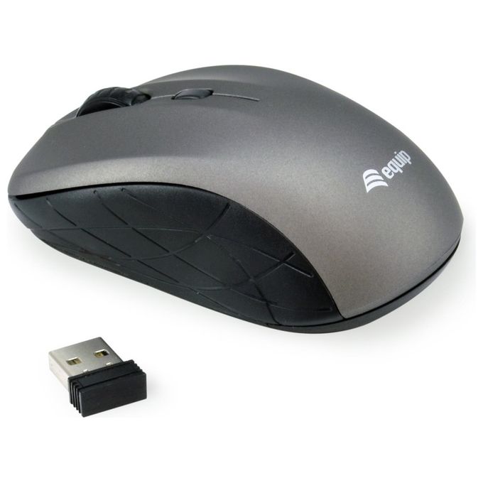 Conceptronic Mini Optical Wireless Mouse 1600DPI Grigio