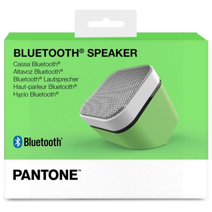Celly, Speaker Fluo, Cassa Bluetooth con Tecnologia Bluetooth 5.1 e Potenza di Uscita di 3W, Speaker Wireless con Raggio di 10m e Autonomia Fino a 3,5 h, Adatta per Ambienti Chiusi e Aperti, Verde