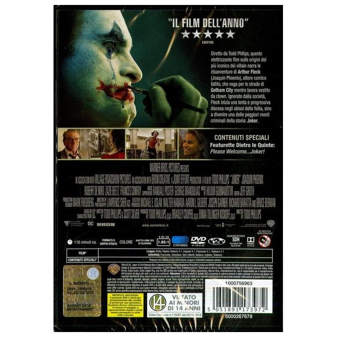 Warner Bros Joker DVD