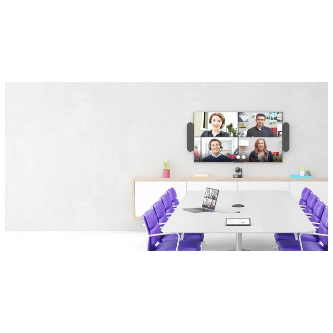 Logitech 952-000010 Swytch Trasmettitore e Ricevitore AV HDMI 2.0 USB 3.2 Gen 1 Fino a 60 W colore Grafite