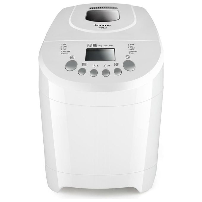 Taurus MYBREAD Macchina per il Pane 600 W 12 Programmi 900 g colore Bianco