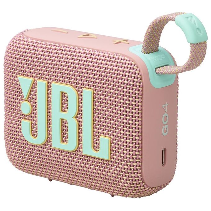 JBL JBLGO4PINK Go 4 Altoparlante Portatile Bluetooth 5.3 4,2 W IP67 Waterproof Antipolvere autonomia 7 h colore Rosa