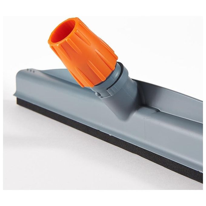 Perfetto 26795 Supporto Tergipavimento Spingiacqua in Polipropilene e EVA 75 cm colore Grigio Arancione