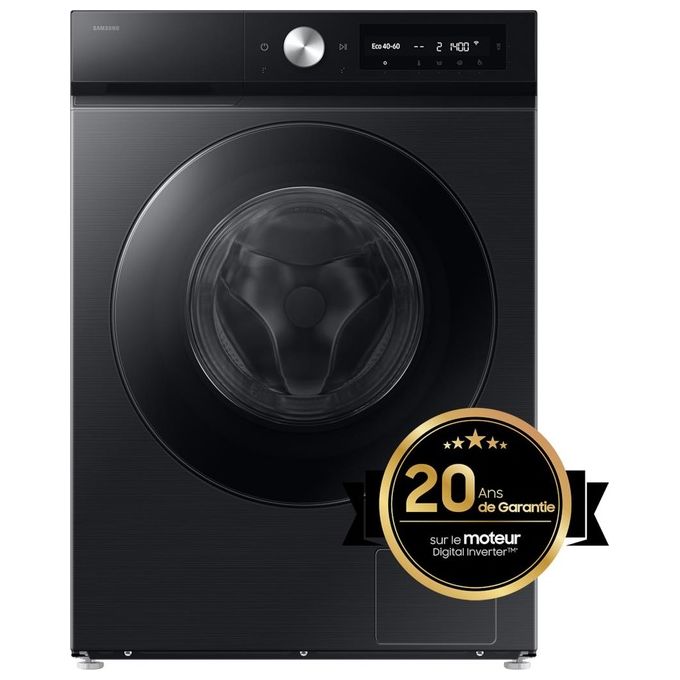 Samsung BESPOKE AI WW11DB8B95GBU3 Lavatrice carica frontale Quickdrive 11Kg 1400 giri Classe A nera