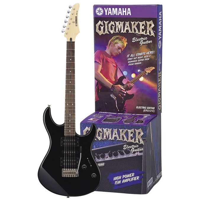 Yamaha KIT_ Chitarra ERG121GPIIHII Completo di Amplificatore GA15C Performance Ideale per Musicisti di Tutti i Livelli