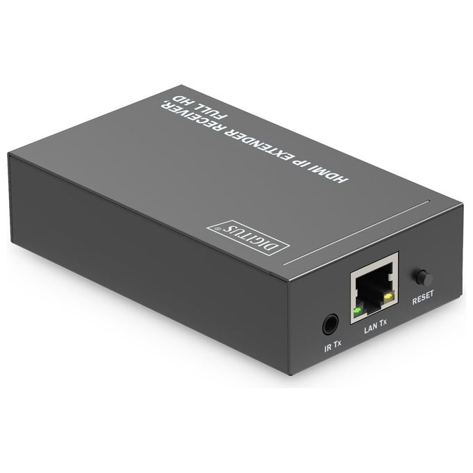Digitus DS-55518 Ricevitore HDMI IP Extender Full HD 1080p 60Hz Supporto IR HDCP 1.3 colore Nero