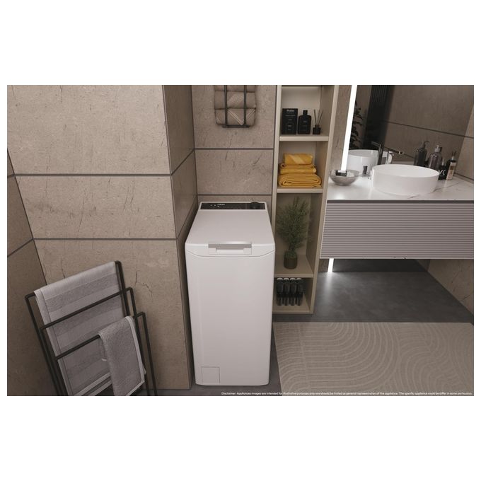 Haier serie 7 THASN476TM5 S Lavatrice a carica dall'alto 7Kg 1400 giri Classe A 41x60x86 Bianco