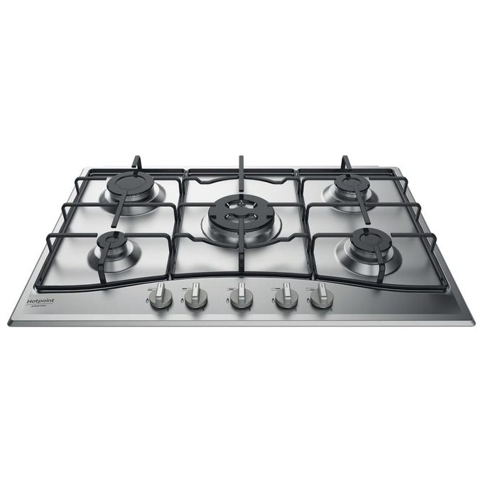 Hotpoint Ariston PCN 752 T -IX-HAR Piano Cottura a Gas 5 Zone 75 cm Acciaio Inox