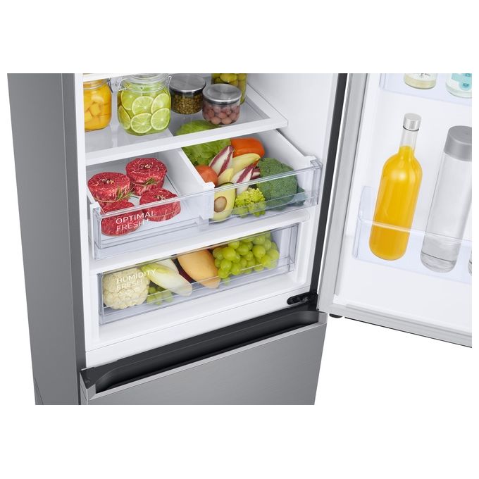 Samsung RB38C607AS9 EcoFlex AI Frigorifero Combinato 387 L 203 cm Classe A 35 dB Total No Frost Twin Cooling Plus Wi-Fi colore Inox