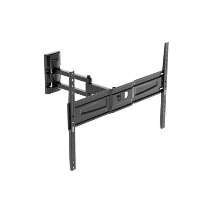 Meliconi FLATSTYLE FDR600 Staffa a Parete per TV 50'' 75'' Portata 38 Kg VESA 300x300 600x600 mm Inclinazione Regolabile colore Nero