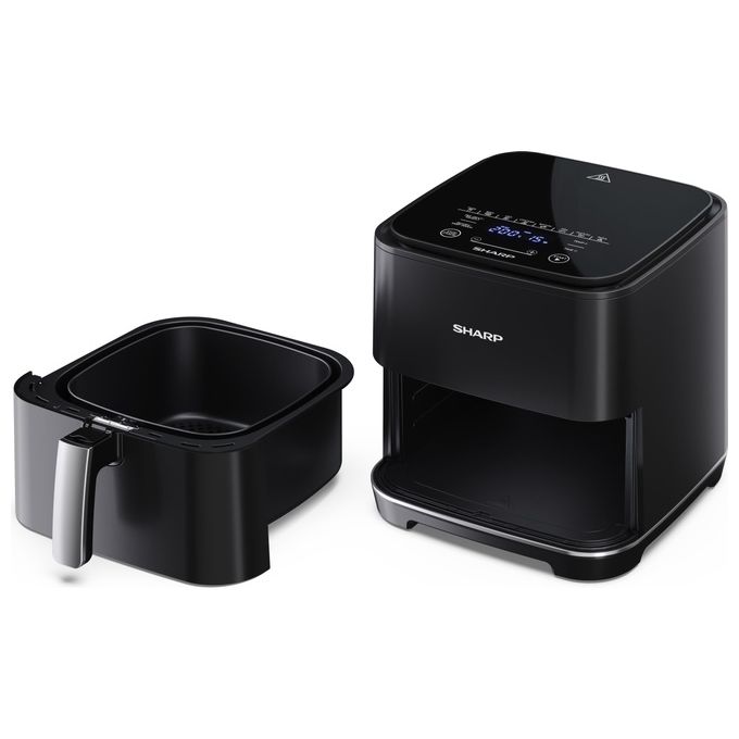 Sharp AF-GS552AE-B Friggitrice ad aria 5,5 L 1650 W 8 programmi Touch Control colore Nero