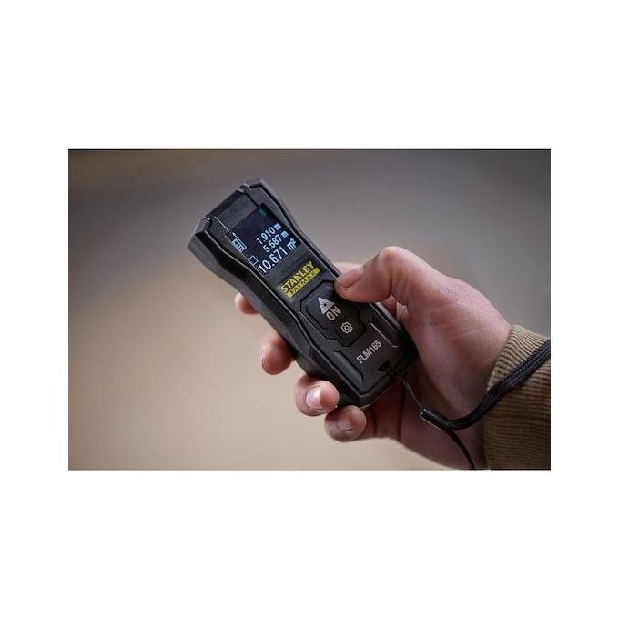 Stanley FMHT77165-0 FatMax Misuratore Laser 50 m precisione 1,5 mm batteria Li-Ion ricaricabile USB colore Nero