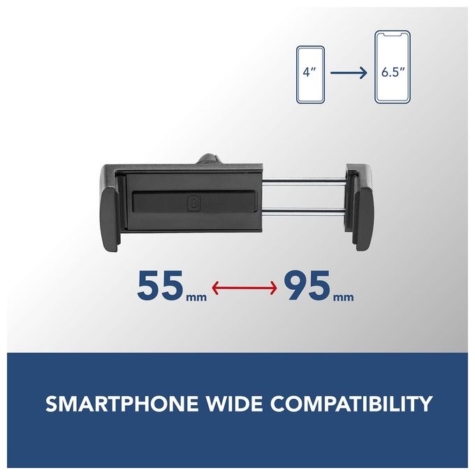 Cellular Line Spin Universal Supporto smartphone da auto per alette di aerazione
