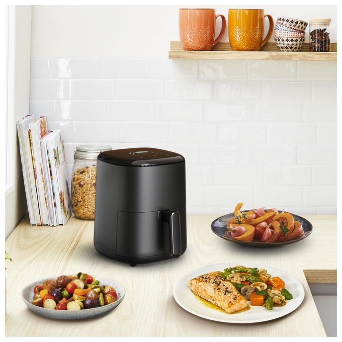 Tefal EY145810 Friggitrice ad aria 3 L 1300 W 10 programmi Display digitale colore Nero