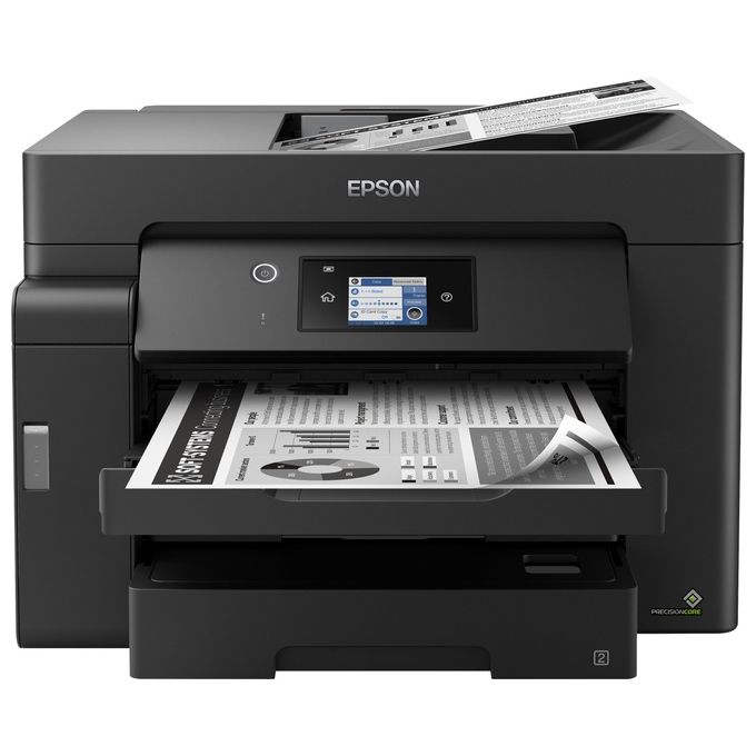 Epson C11CJ41401 EcoTank ET-M16600 Stampante Multifunzione Monocromatica A3+ Wi-Fi Display Touch 6,8 cm ADF 50 fogli colore Nero