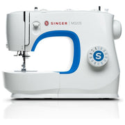 SINGER M3205 Macchina da cucire semiautomatica 23 programmi di cucito braccio libero luce incorporata colore Bianco Blu