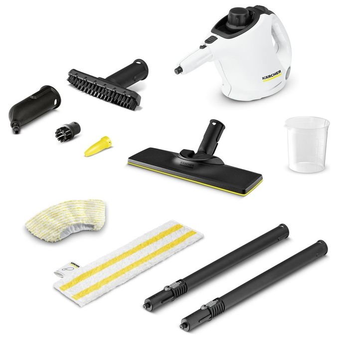 Kärcher SC 1 EASYFIX Pulitore a Vapore Portatile 1200 W 3 bar 0,2 L superficie 20 m² colore Bianco