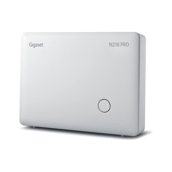 Gigaset S30852-H2818-R102 N210 PRO Base DECT Analogica fino a 6 Portatili Copertura 50 m interni 300 m esterni colore Bianco