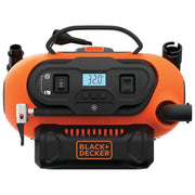 Black+decker compressore portatile 11 bar doppia alimentazione 230 12 v con accessori gonfiaggio
