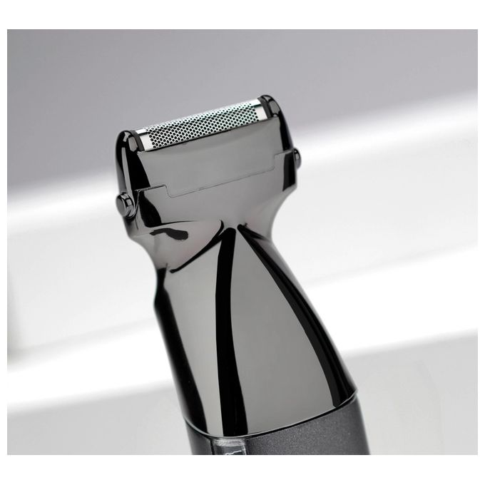 BaByliss MT991E Super X Metal Regolabarba Multi Trimmer 15 in 1 Ioni di Litio 300 min Bagnato e Secco colore Nero e Cromato
