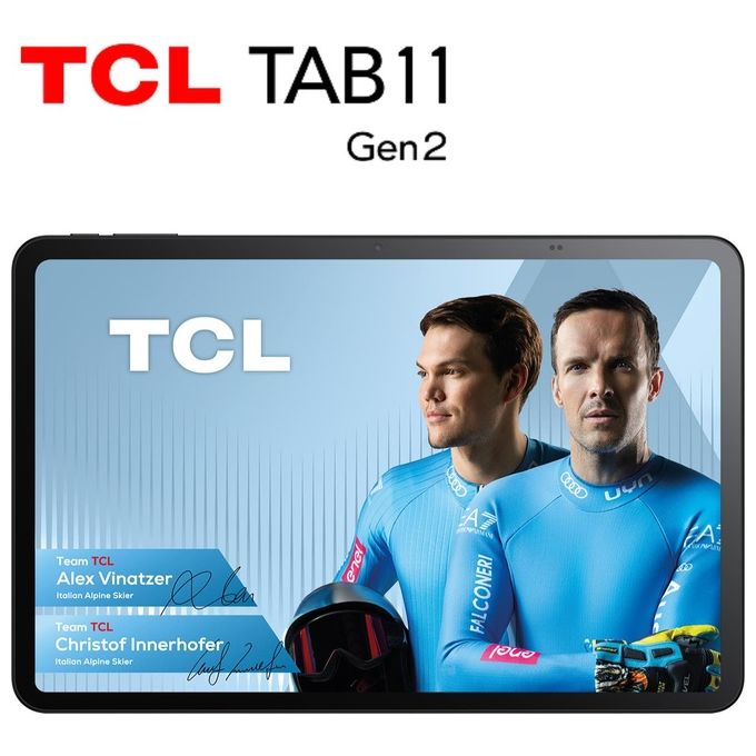 TCL 9491G Tab 11 Gen 2 Tablet Android 11'' NXTVISION 6GB RAM 256GB WiFi Android 14 Batteria 8000mAh colore Grigio