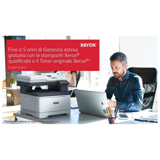 Xerox C410V_DN C410 Stampante Laser A Colori A4 40 ppm Fronte Retro Automatico 251 Fogli Wi-Fi Ethernet colore Grigio