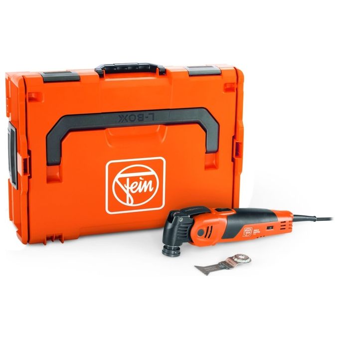 FEIN 72296863000 MULTIMASTER MM 700 MAX Utensile Multifunzione 450 W Attacco StarlockMax Cambio Accessori QuickIN Valigetta L-BOXX 136 colore Nero