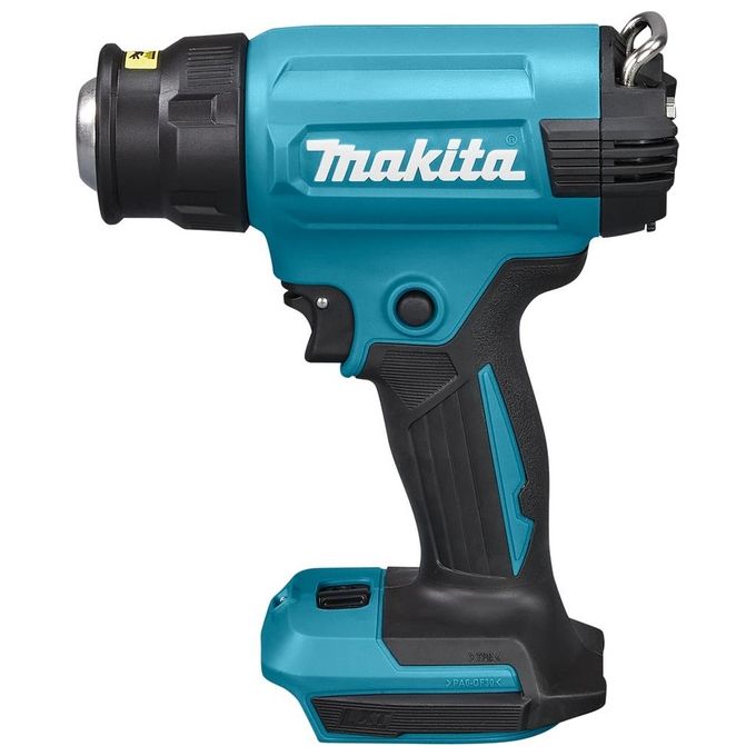 Makita DHG181ZK Ventilatore ad aria calda a batteria 18 V LXT con 4 ugelli e valigetta colore Blu