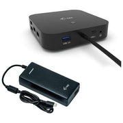 I-tec C31DUALDPDOCKPD100W USB-C Dual Display Docking Station con Power Delivery 100 W 2x DisplayPort 6 porte USB Ethernet Gigabit Kensington Lock VESA Support colore Nero