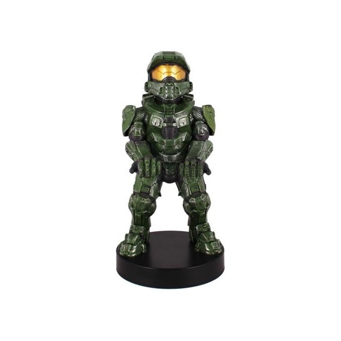 Exquisite Gaming 727351 Cable Guys Halo Infinite Master Chief Supporto Controller e Smartphone 20 cm colore Nero Verde