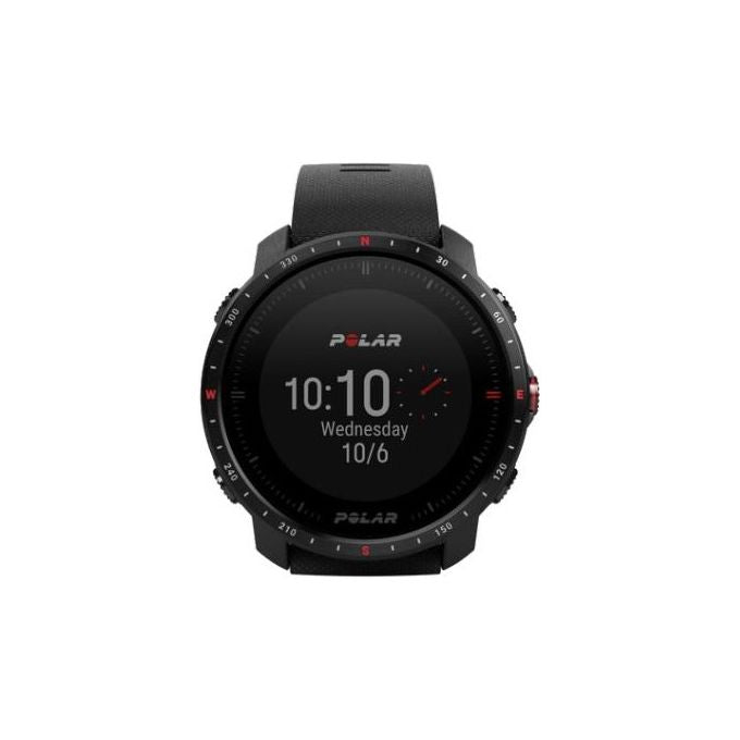 Polar 90085777 Grit X Pro Titan Smartwatch GPS Multisport 1.2'' Zaffiro 40h Batteria MIL-STD-810G colore Nero