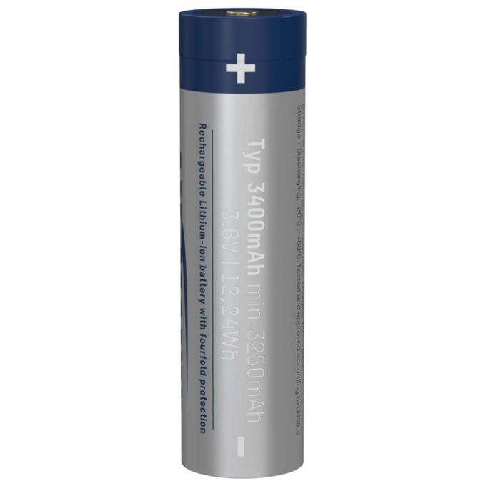 Ansmann 1 Batteria Li-Ion 18650 3400mAh 3.6V Micro-USB