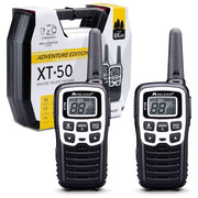 Midland C1178.03 XT50 Adventure ricetrasmittente PMR446 24 canali 8 km 38 toni CTCSS ricarica USB colore Nero Grigio