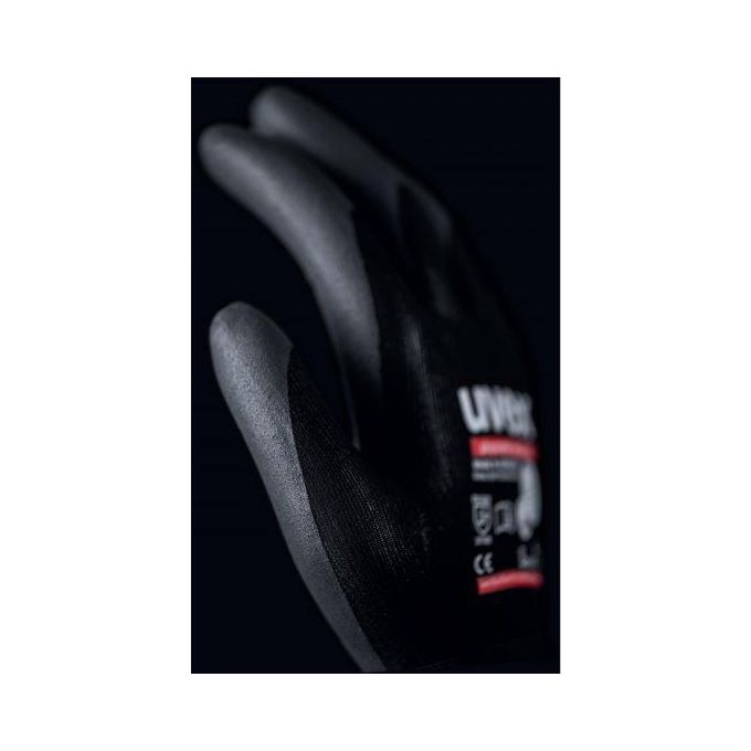 Uvex 6003810 Phynomic airLite A ESD Guanti da Montaggio Antitaglio Livello A EN 388:2016 Taglia 10 colore Nero