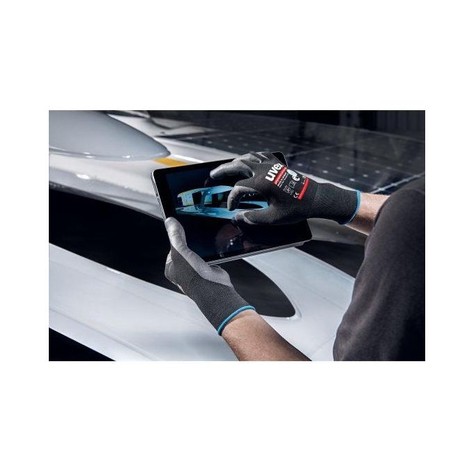 Uvex 6003810 Phynomic airLite A ESD Guanti da Montaggio Antitaglio Livello A EN 388:2016 Taglia 10 colore Nero