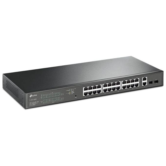 TP-Link TL-SG1428PE Easy Smart Switch Gestito L2 28 porte Gigabit 24 porte PoE+ 2 porte SFP 250W Rack 1U colore Nero